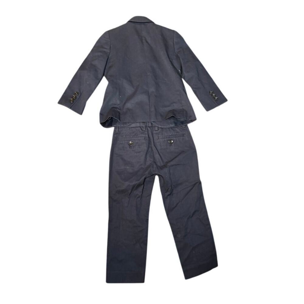 Crewcuts J.Crew Boys Ludlow Blazer & Pants Suit Set Navy Blue Formal Size 3 - Picture 3 of 11